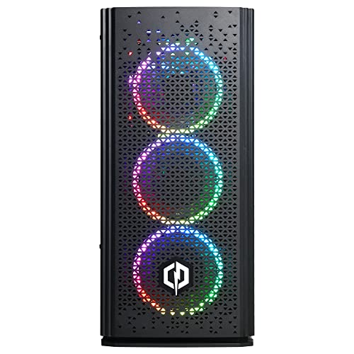 Wyvern PC Gaming - Intel Core i5-12400F, Nvidia RTX 3050, 16GB RAM, 500GB NVMe SSD, 650W 80+ PSU, Wi-Fi, Windows 11, Blaze RGB - PC Desktop - Immagine 2