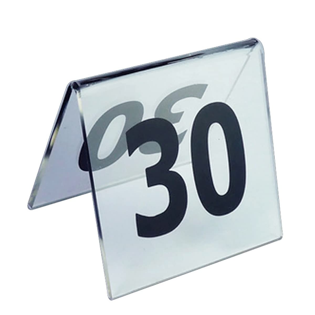 GTHTUHFD Wtable Numbers 1-20/50/100, Clear Acrylic Tent Table Numbers Cards With Printed Numbers, 3X3 Inch Table Place Cards Weddings Marriage Anniversary/1 To 100,1 to 100 (100 Pieces)