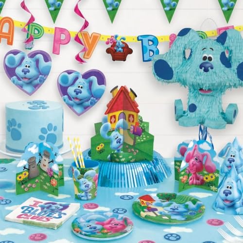 Blue's Clues Party Hats With Pop-Out Ears - Pack Of 8 - Fun & Unique Design - Perfect For Kids Birthday Celebrations & Themed Events - 5