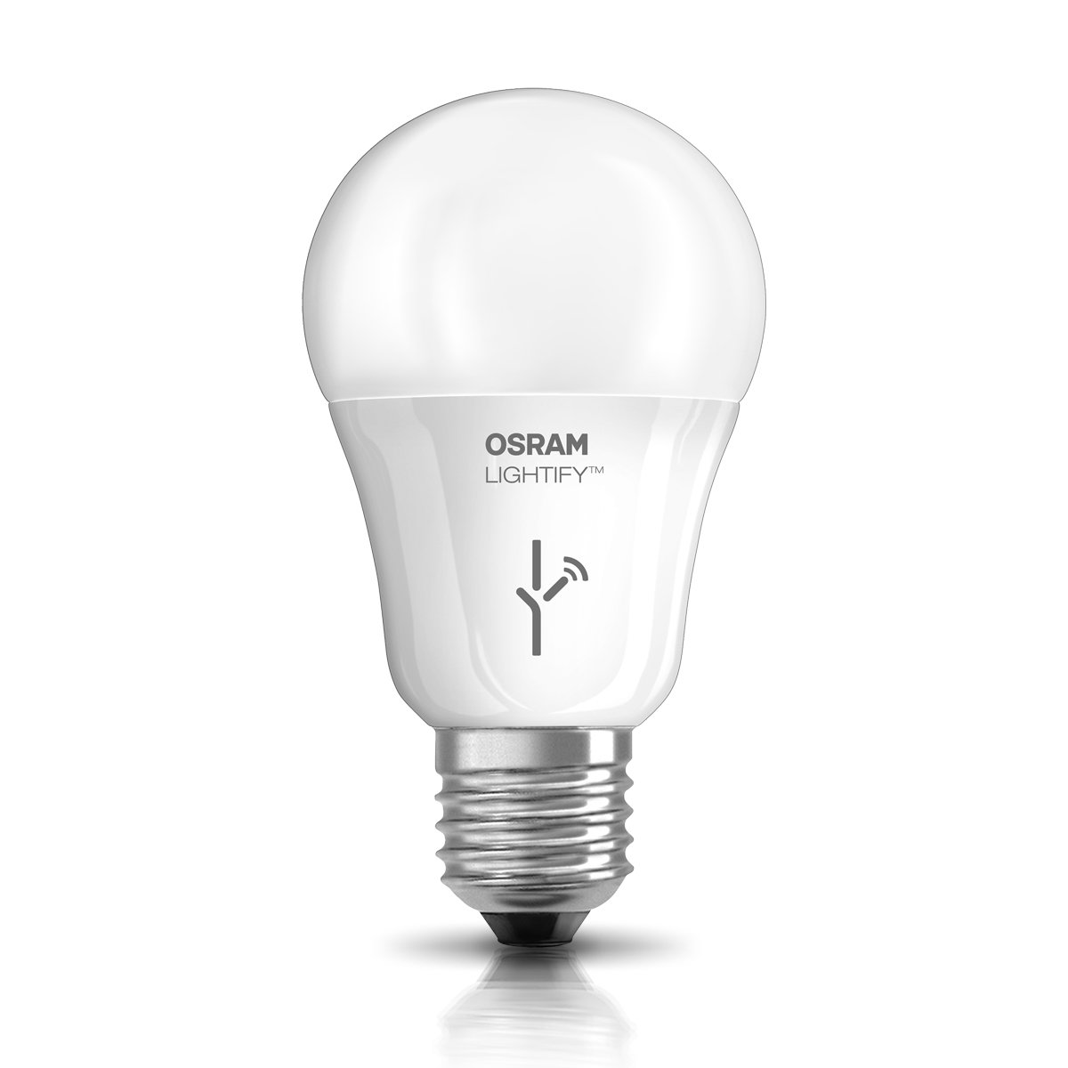 OSRAM LIGHTIFY Smart Home Connected LED Light Bulb E27-10W / 60W - Replacement/Dimmable/Warm White to Daylight 2700K - 6500K - RGBW Color Changing/Works with Alexa