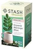Stash Tea Organic Moringa Mint 18 Teabags in Foil (6 Count) Individual Herbal Tea Bags, Use in...
