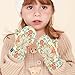 miaozhen Fashion Chinese Style Paisley Flower Pink and Blue cute winter mittens for baby 3 year old snow gloves guantes para el frio ni?os S