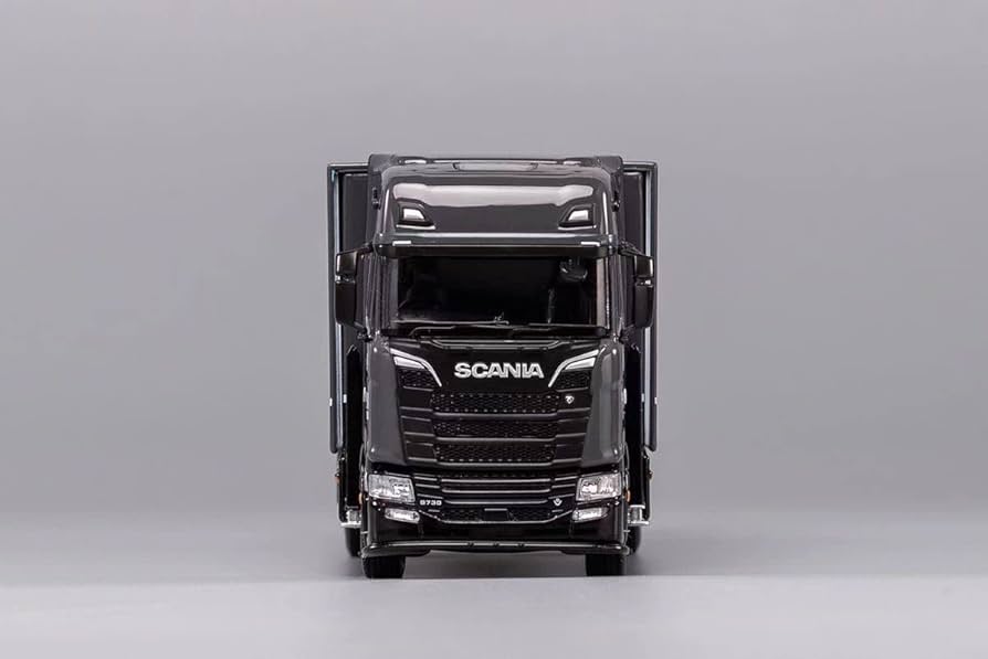 Amazon | 1/64 GCD Scania スカニア S730 ウィング トラック 黒