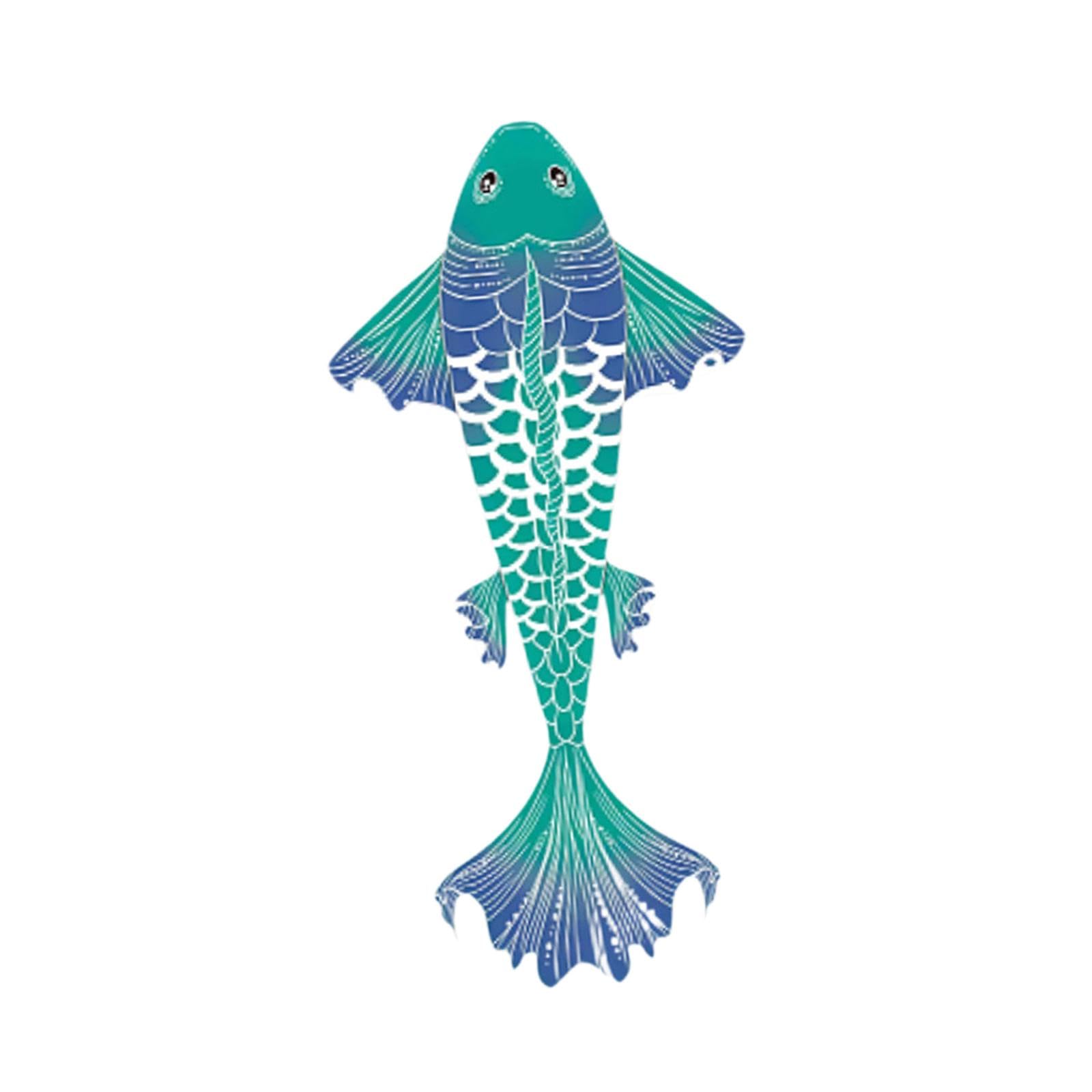 Aquilone a Forma di Pesce Koi Grande, Aquilone a Forma di Pesce Fortunato, Creativo, Versatile, Leggero, Grande Manica a a Forma di Koi per Spia