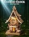 ROKR 3D Wooden Puzzles for Adults,Wooden Cuckoo Clock Model kit,435 Piece 3D Puzzles,Ideal Gift for Adults and Teens
