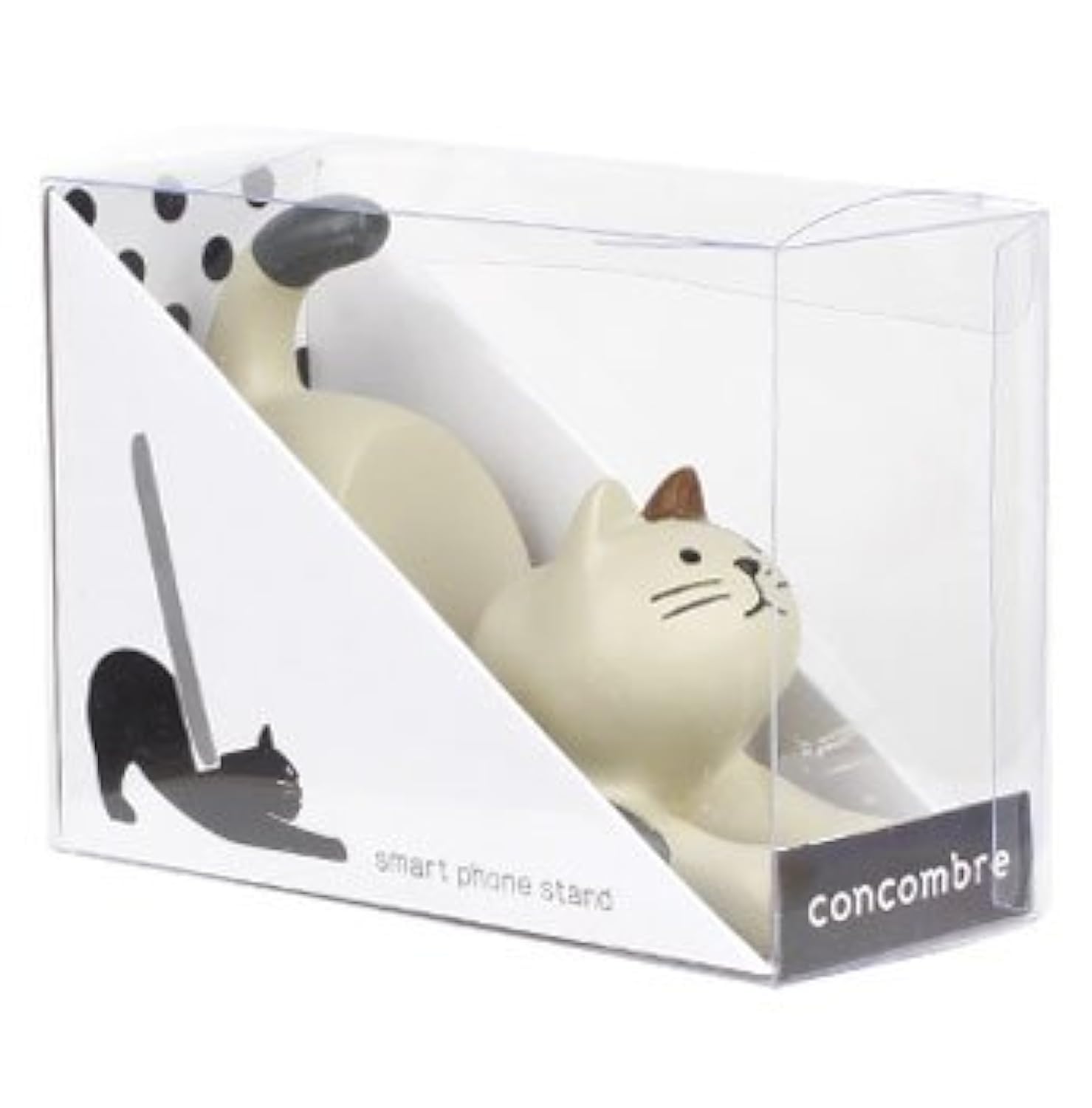 Amazon.co.jp: DECOLE concombre のび猫スマホスタンド 三毛猫 : 家電