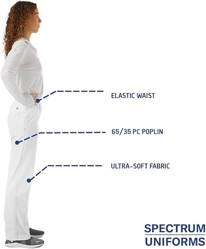 Miniatura 4 de Pantalón médico unisex, pantalones de uniforme médico clásicos ultra suaves, pantalones de cintura elástica, pantalones médicos y pantalones cargo