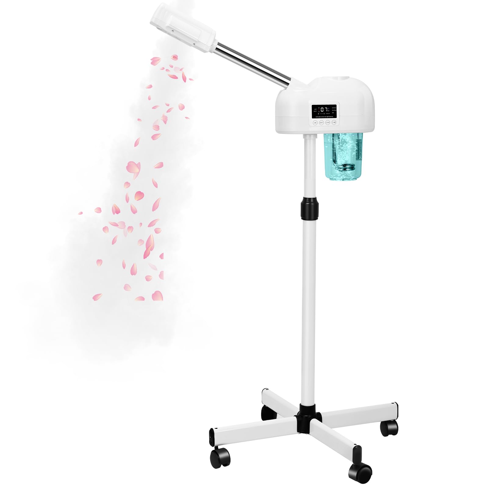 Professionelle Gesichtsdampfer, Nano-Ionen-Heißnebelspray, Timer-Funktion, Gesichtsdampfer, Gesichtsdampfer für Kosmetikerinnen, Spa zu Hause