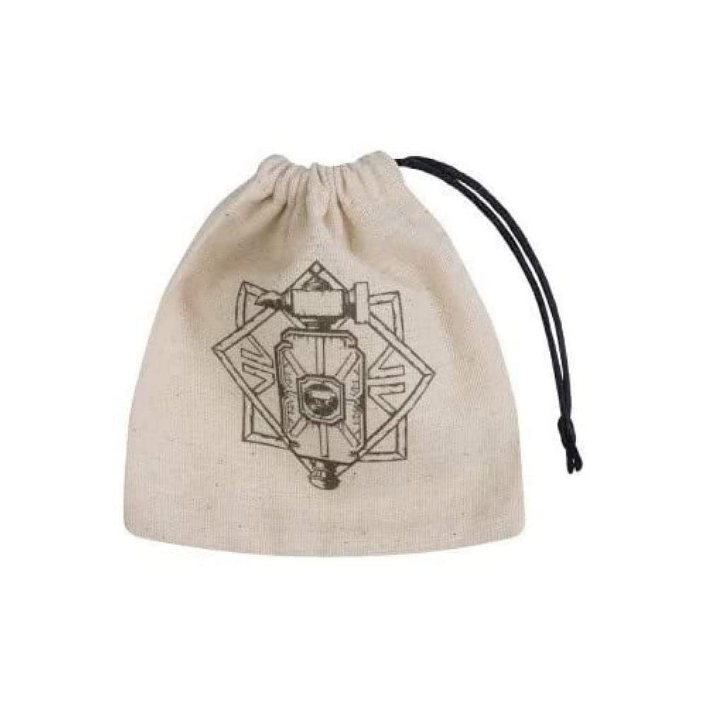 Q Workshop QWODWA41 - Borsa per dadi Nano Basic, Beige/Nero