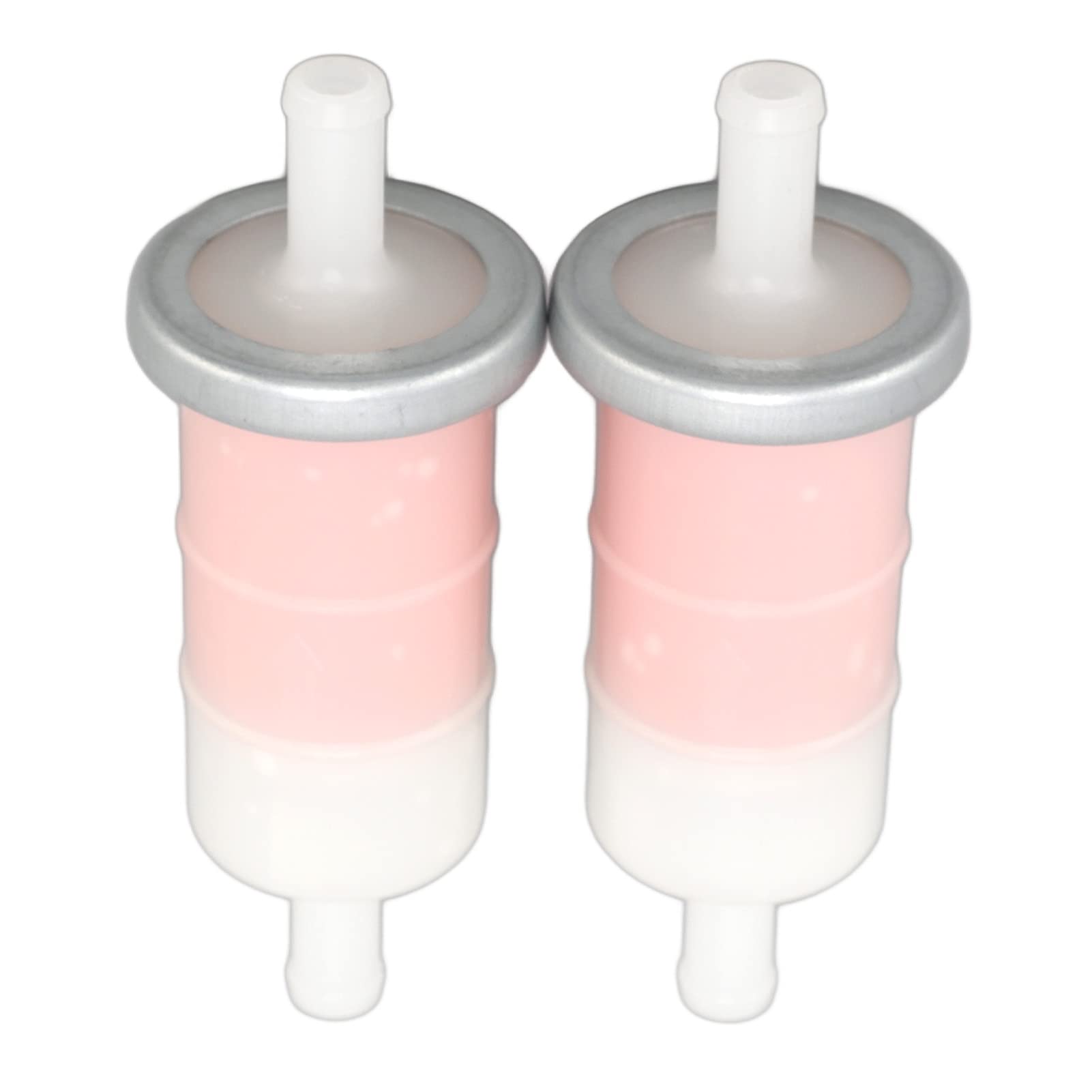 2 Pezzi Filtro Carburante Universale, 9,5mm 10mm Filtro Benzina 3/8 Pollice Elemento Lavabile Carburante Moto Filtro Liquido Gasolio per CBR600 VT600 NT650 VFR700 ST1100 VT1100 GL1200 GL1500
