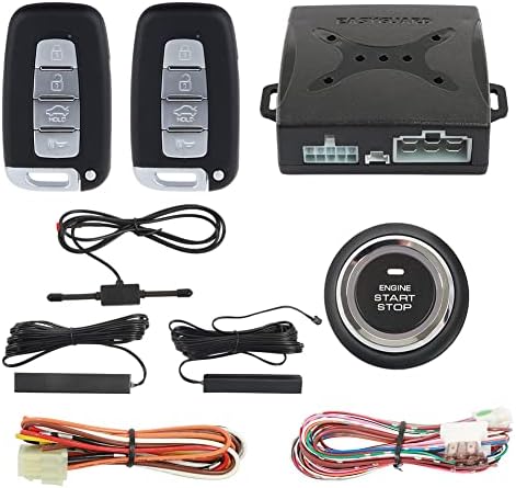 EASYGUARD EC003N-K-1 PKE Car Alarm System Proximity Lock Unlock Push Button Start Remote Engine Start Keyless Go System DC12V