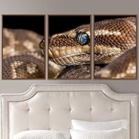 3 Piece Framed Canvas Wall Art Snakes Canvas Prints Home Artwork Decoration for Living Room,Bedroom - 16