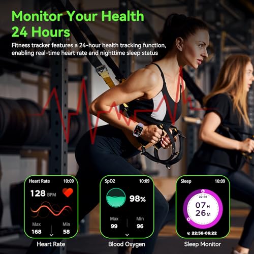 Image of Smart Watch - 2026 Upgraded Fitness Tracker 1.85 inch HD Bluetooth Call and Text Smartwatch with 7 Day Battery 5 ATM Waterproof Heart Rate Sleep Monitor 130+ Sport Modes for Android & iOS (Purple)