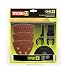 Produktbild Ryobi Holz-Set für Multitool 15-tlg. RAK15MT (Multitool Zubehör-Set für Holzbearbeitung, für Multitool RMT1801M,inkl.Holz-Tauchsägenblätter und Schleifpapier) 5132002809