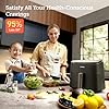 COSORI Air Fryer TurboBlaze™,Powerful DC Motor Technology for Fast Cooking,6L Large Capacity,Quick and Oil-Free,9 Preset Programs with 5 Fan Speeds,Non-stick,Dishwasher Safe,30 Recipes,1725W,230 ℃ - Image 6