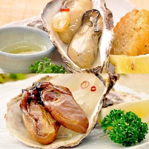 わたやの室 ぷりぷり新食感!ちょっと贅沢な広島牡蠣のセット4ヶ(燻製1ヶ・ガーリック3ヶ)