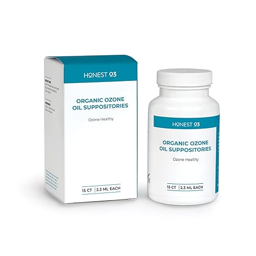 Miniatura 1 de Honest O3 Supositorios  Cuidado rectal con infusión de aceite de ozono  Aceite ozonizado para nutrir, proteger y limpiar  0.1fl oz