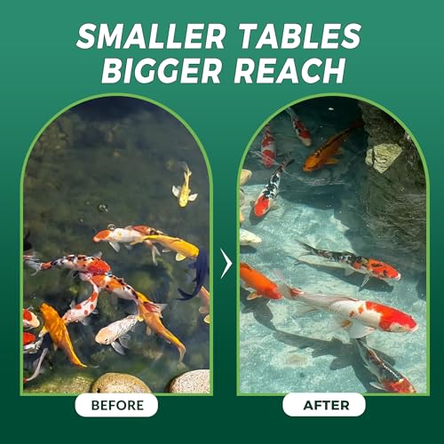 Image of Muck Clear - Natural Pond Sludge Treatment, 4 LB for Ponds, Fountains & Bird Baths, Beneficial Bacteria & Enzymes, Chemical-Free & Safe for Fish, Pets & Wildlife
