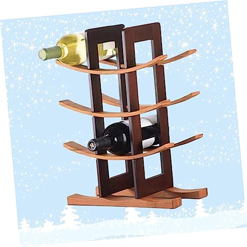Soporte de botellas de vino estilo Feng Shui de plástico miniatura 6