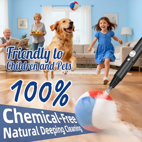 Image of 60.87oz Heavy Duty Steam Cleaner 10s Rapid Heating Handheld Steam Cleaner for Home, Steamer for Cleaning for Home, Car, Grout, Tile, Floor, Dirt