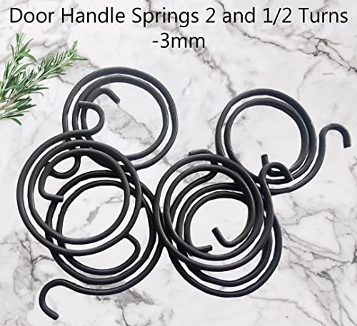 Universal Hardware 2.5 Turns Door Handle Springs 3 mm Thick Replacement ...