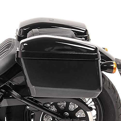 Set 2X Seitenkoffern mit Halter kompatibel mit Honda Rebel 500 CMX 17-25 Nevada