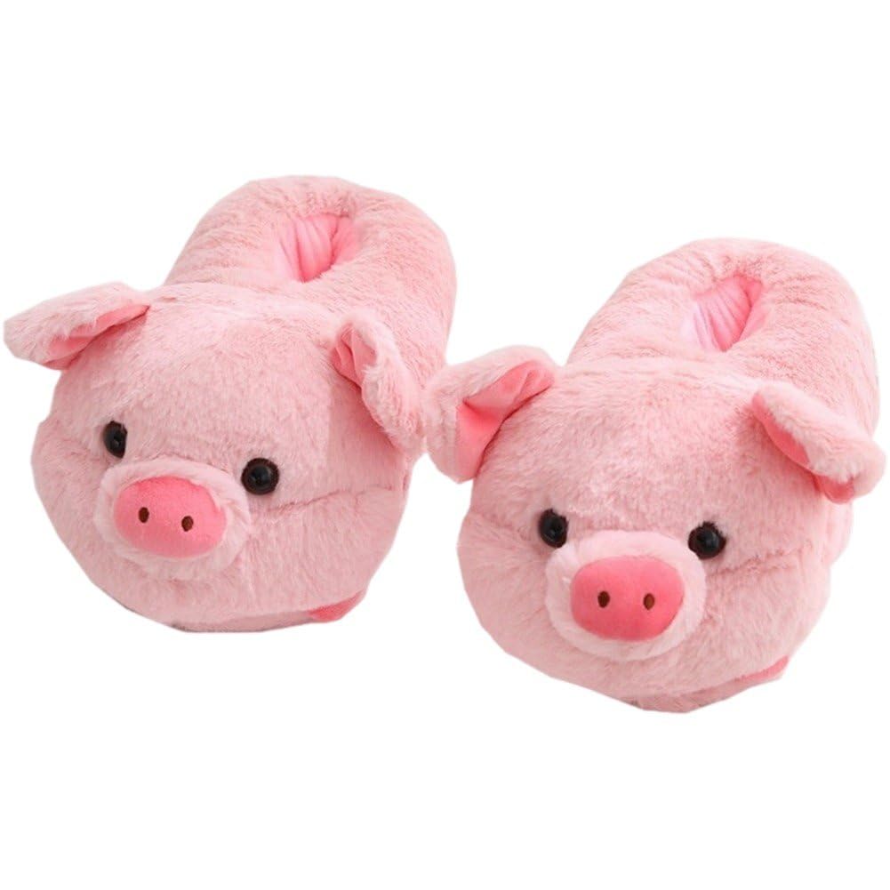 Chaussons cochon douillets : pantoufles moelleuses et chaudes pour femme