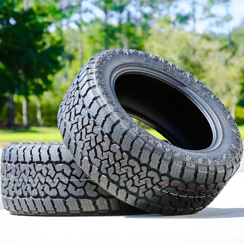 Set of 2 (TWO) Cosmo Tires Gripit XT Truck/SUV X/T All-Terrain Mud Off-Road Radial Tires-275/55R20 275/55/20 275/55-20 117H Load Range XL 4-Ply BSW Black Side Wall