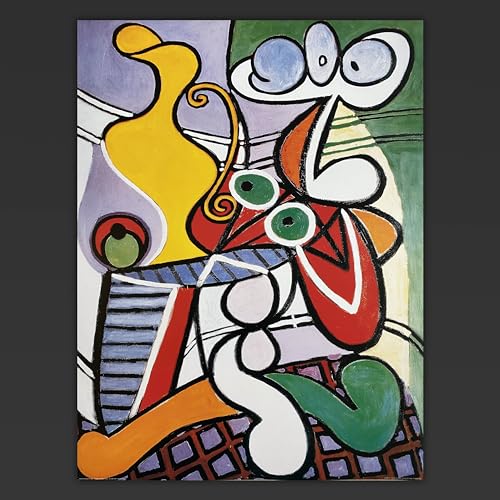 Quadro colorato astratto Pablo PICASSO Nature Morte Quadro Da Parete - Poster Arte Ufficiale Grande 60X80 CM
