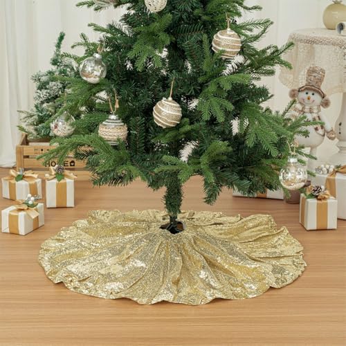 Couverture de base d'arbre décorative à installation rapide pour les fêtes