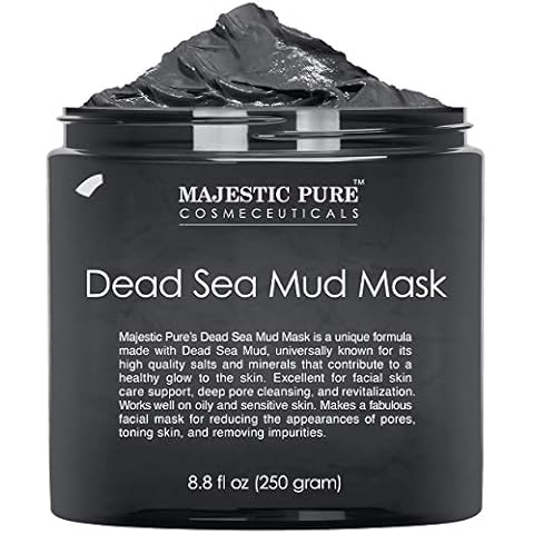 Dead Sea Mud Mask from Majestic Pure, Spa's Premium Quality Facial Cleanser, 8.8 Oz Cover