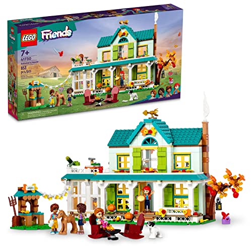 Lego Set de Juguetes de construccion Friends 41730 Casa de Autumn 853 Piezas