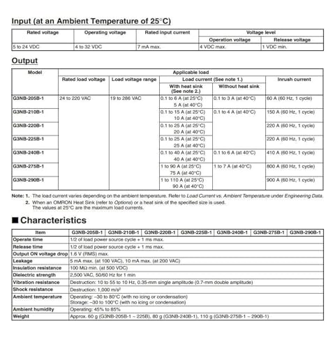 Relais à semi-conducteurs G3NB-225B commande AC statique industrielle - 5