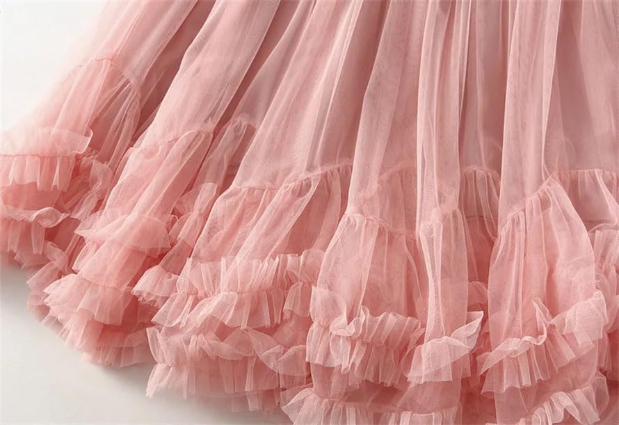 Women Maxi Mesh Skirt All Season A-Line Skirt Ruffle Long Tulle Party Skirts High Waist A-Line Skirts4
