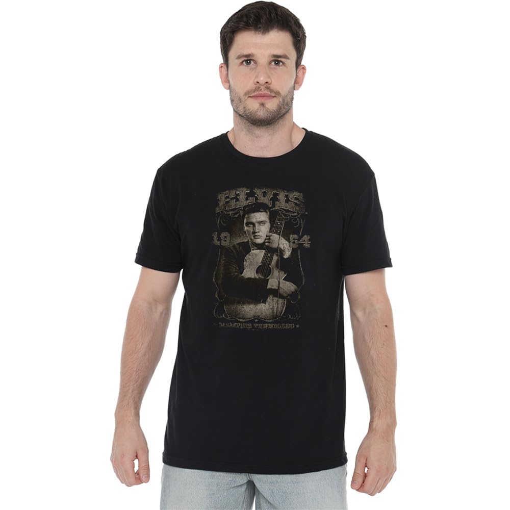Elvis Presley 1954 Unisex T Shirt, Black, Small