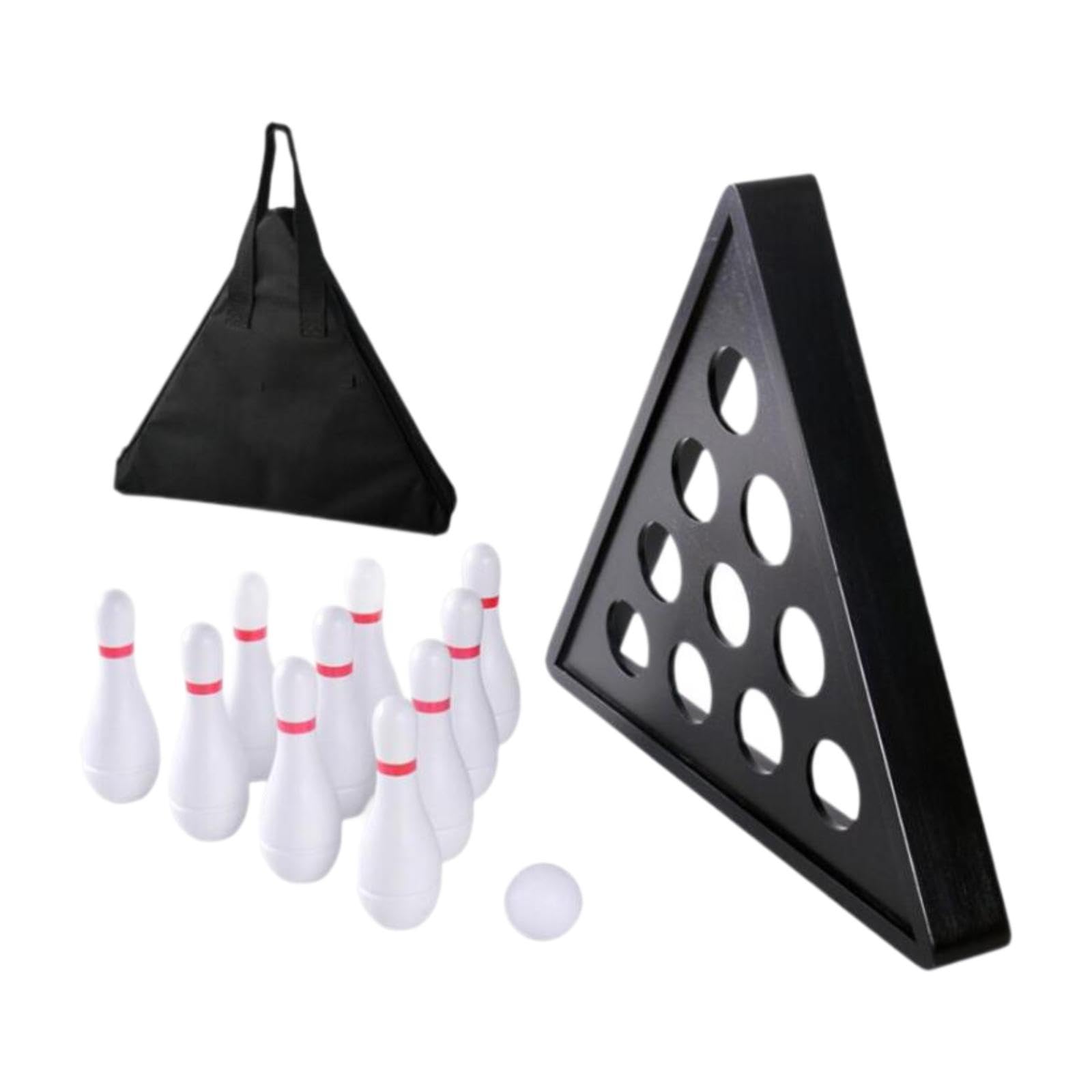 Set di Birilli da Bowling per Tavolo da Shuffleboard con Borsa Portaoggetti per Divertimento