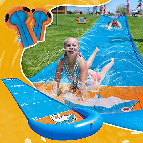 Slip and Slide, Water Slide, 31ft Slip and Slide for Kids and Adults, Include 2 Bodyboards