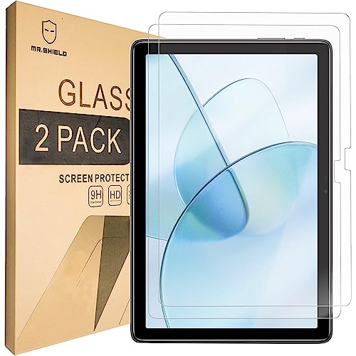 Mr.Shield Protector de Pantalla para DOOGEE T10S TABLET 10.1' Cristal Vidrio Templado [2 Piezas] [9H...