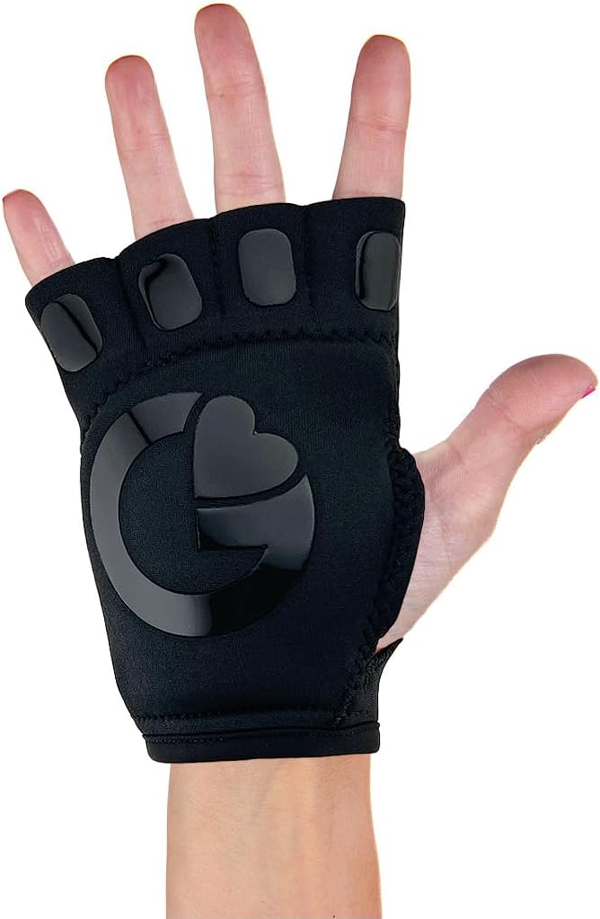 G-Loves Womens Gelometrics G3 Gel Padded Neoprene Gloves for Wrist Support | Pilates and Lagree | No-Slip Extreme Silicone