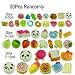 LEMO 30PCS Random Soft Kawaii Panda Bread Mini Donuts Phone Straps Charms Gifts TO380