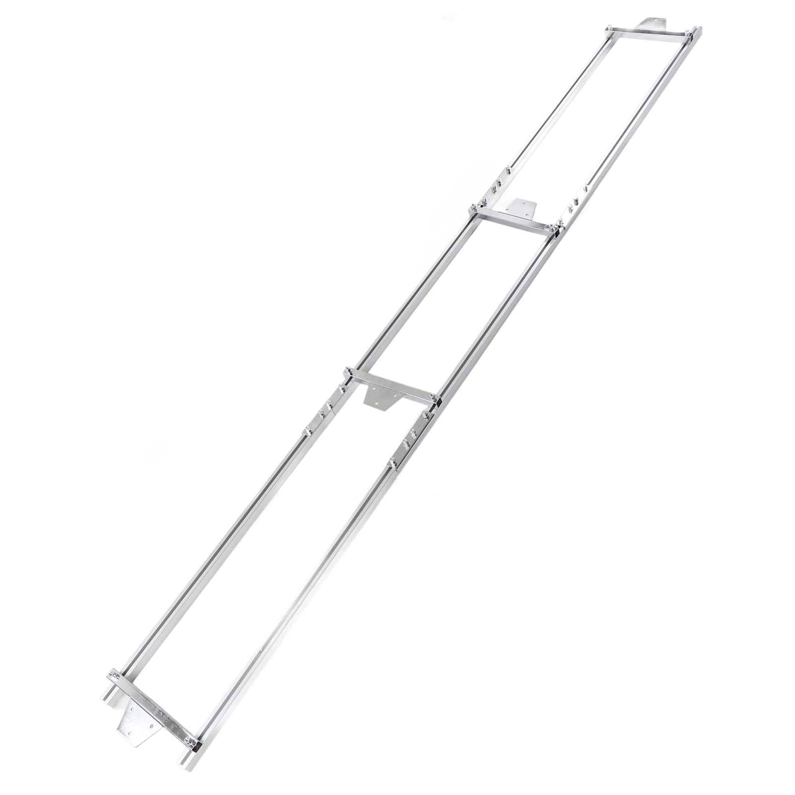 Generic Szyna Prowadząca do pił łańcuchowych o Długości 9 Stóp z łatwym Montażem Zestaw 4 Poprzeczek Wykonany ze Stopu Aluminium dla Stolarzy i Specjalistów Zajmujących się architekturą Krajobrazu