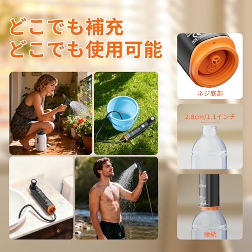jutimer ポータブルシャワー 2.5L