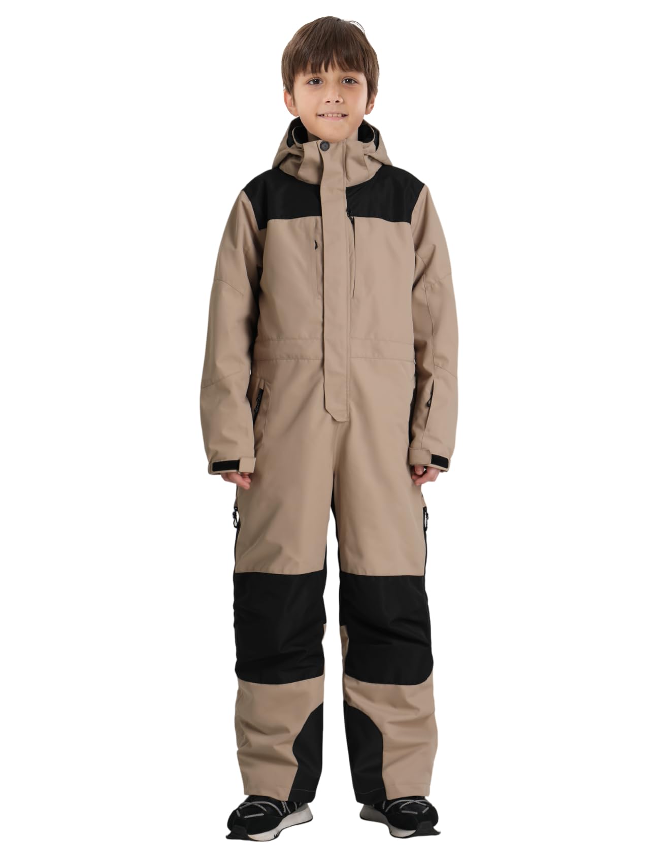 GSOU SNOW Kids Snow Suit Boys Girl Ski Suit One Piece Youth Snowsuit Outfit