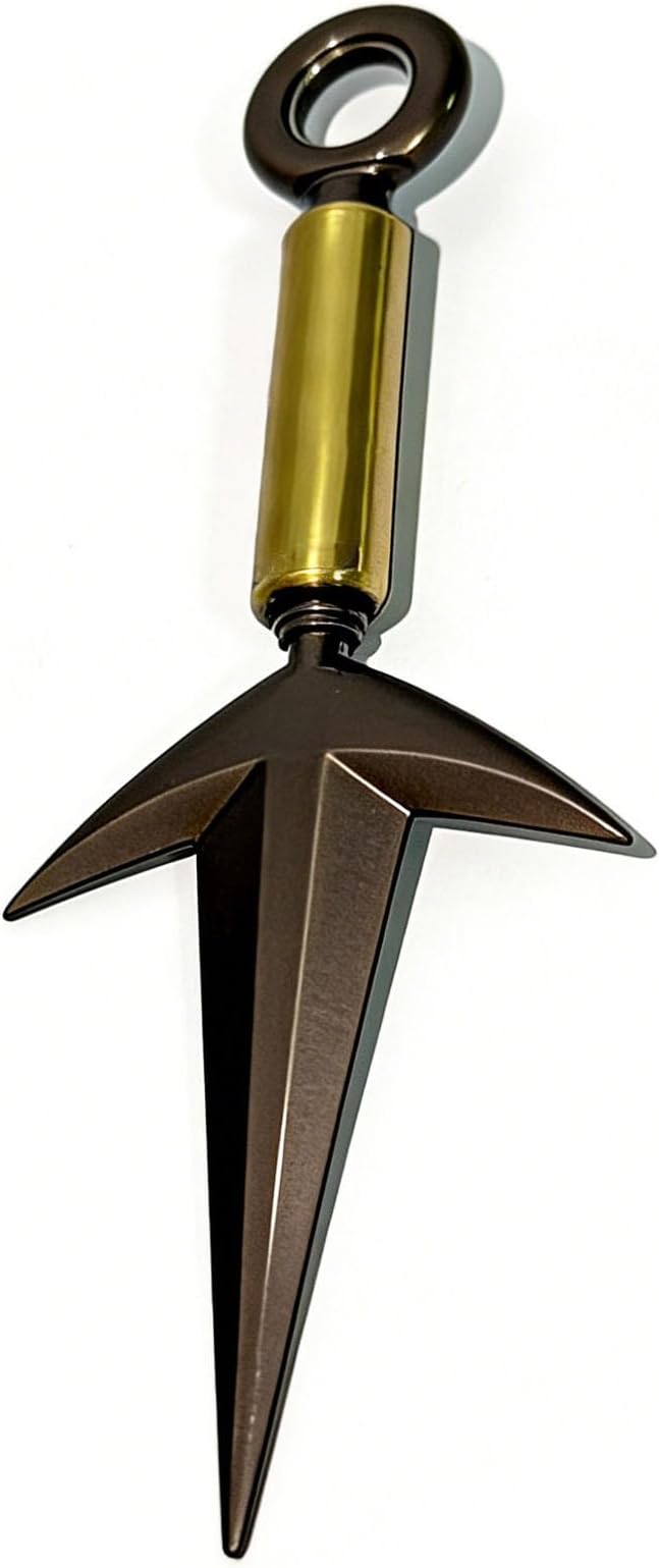 9 inches Minato Kunai Uzumaki kakashi Namikaze kunai Metal Ninja Cosplay Model Keychain Collection