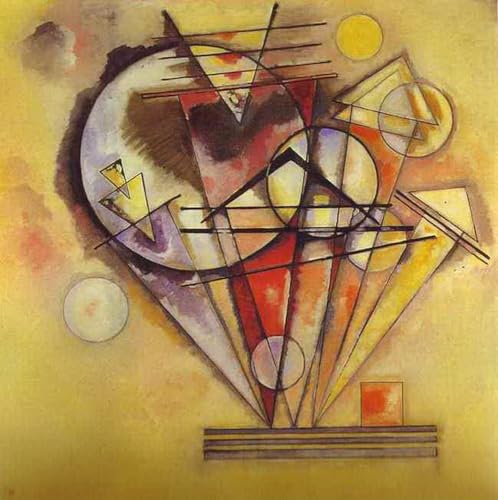 Art Kandinsky points abstraits peinture huile authentique peinte par professeurs