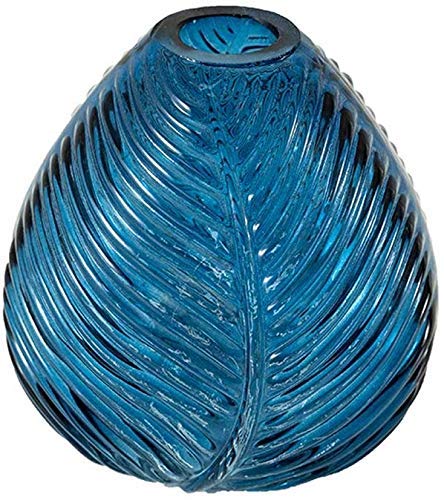 Vase en verre transparent shell pour composition florale de table