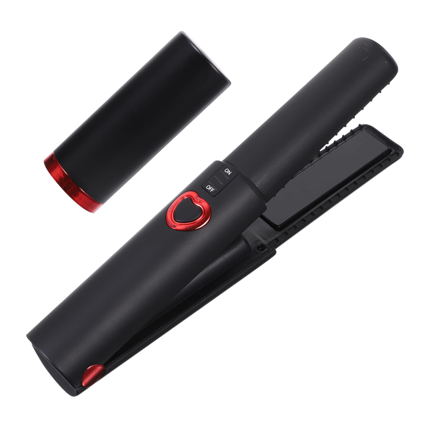 Mikinona Wireless Hair Curler Wand Cordless Flat Iron Portable Hair Straightener Curling Iron for Women