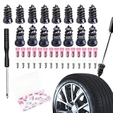 Vakuum Reifen Reparatur Nagel, 30 Stück Reifen Reparatur Nagel, mit Schraubendreher, Schlauchlose Reifen-Reparaturset, für Auto, Motorrad