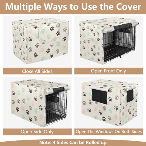 Housse de cage pour chien contre le stress avec ventilation