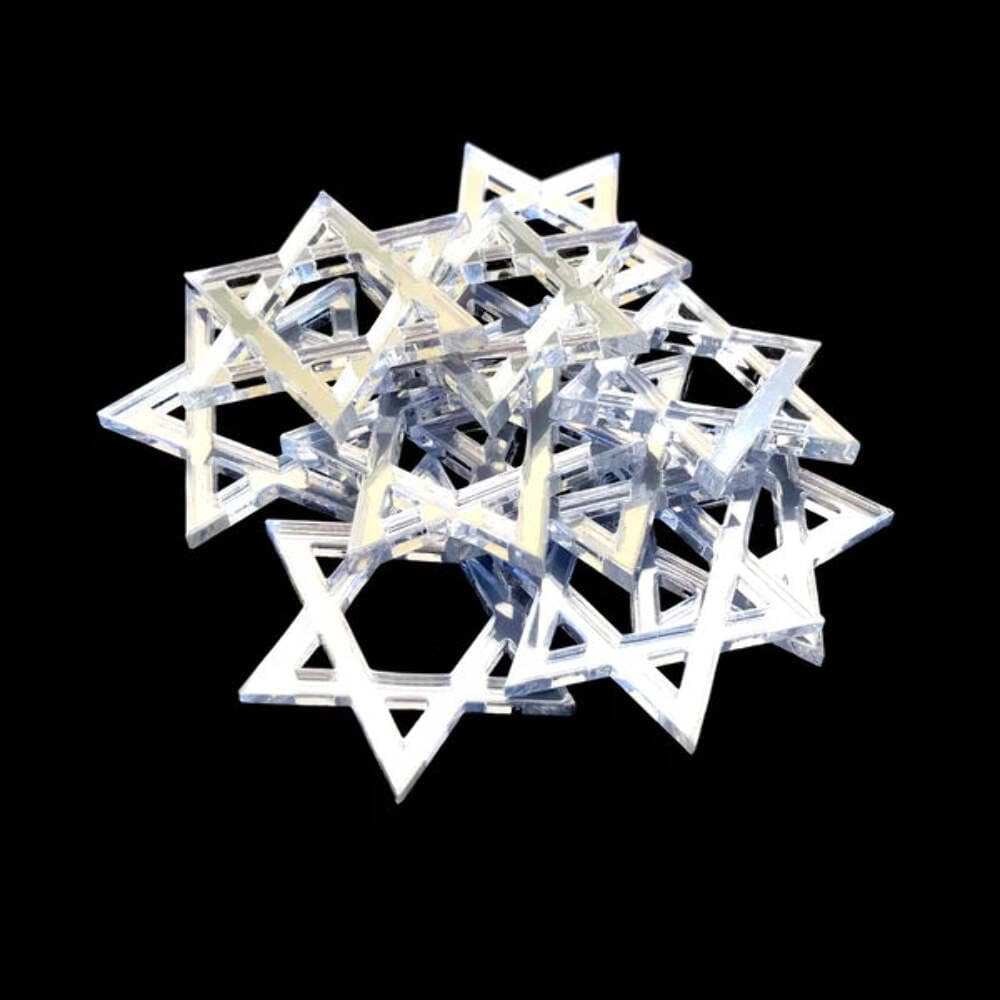 Servewell Star of David Shaped Crafting Sets in packs of Ten Pack of 10 x 6cm